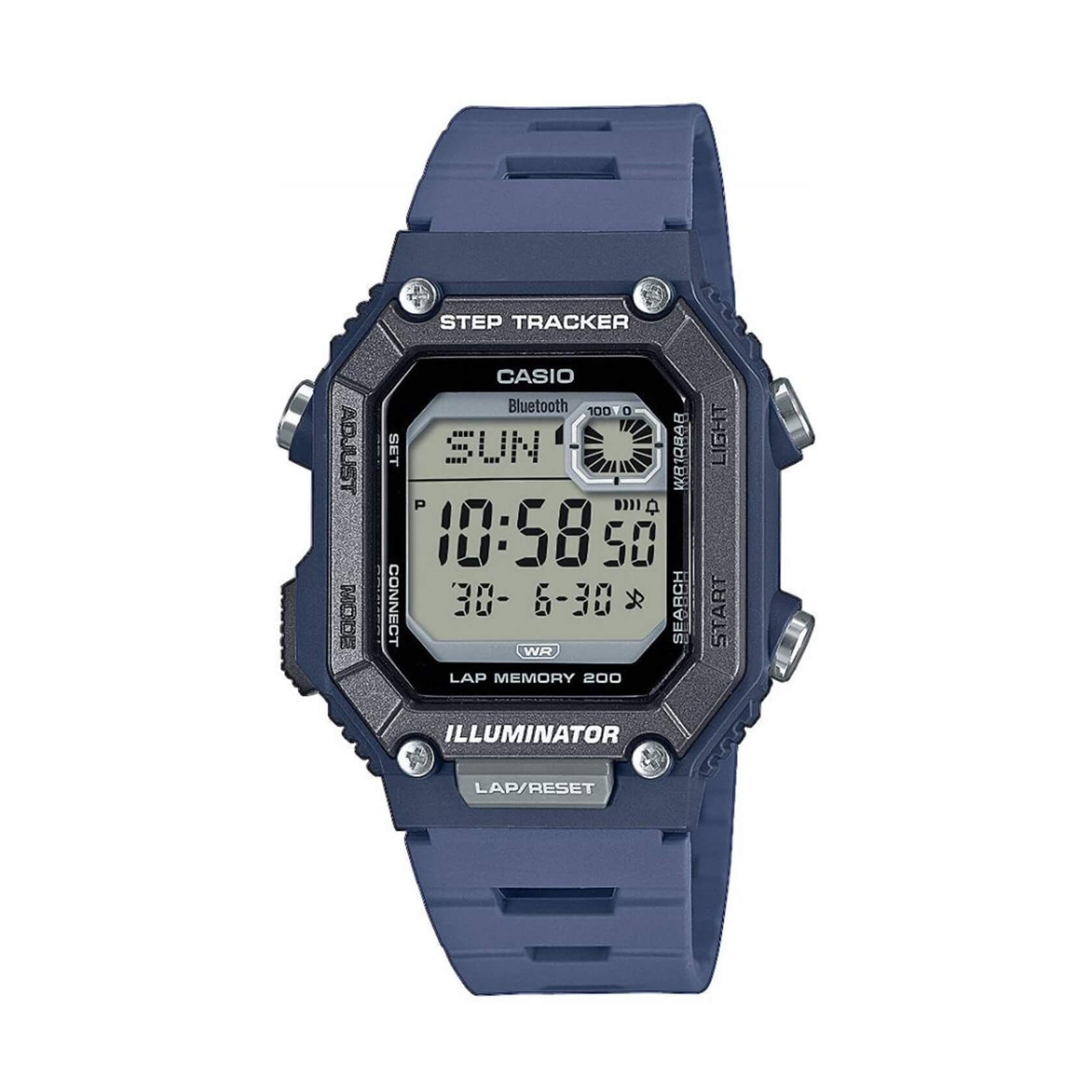 Мъжки часовник Casio Bluetooth Step Tracker WS-B1000-2AVEF