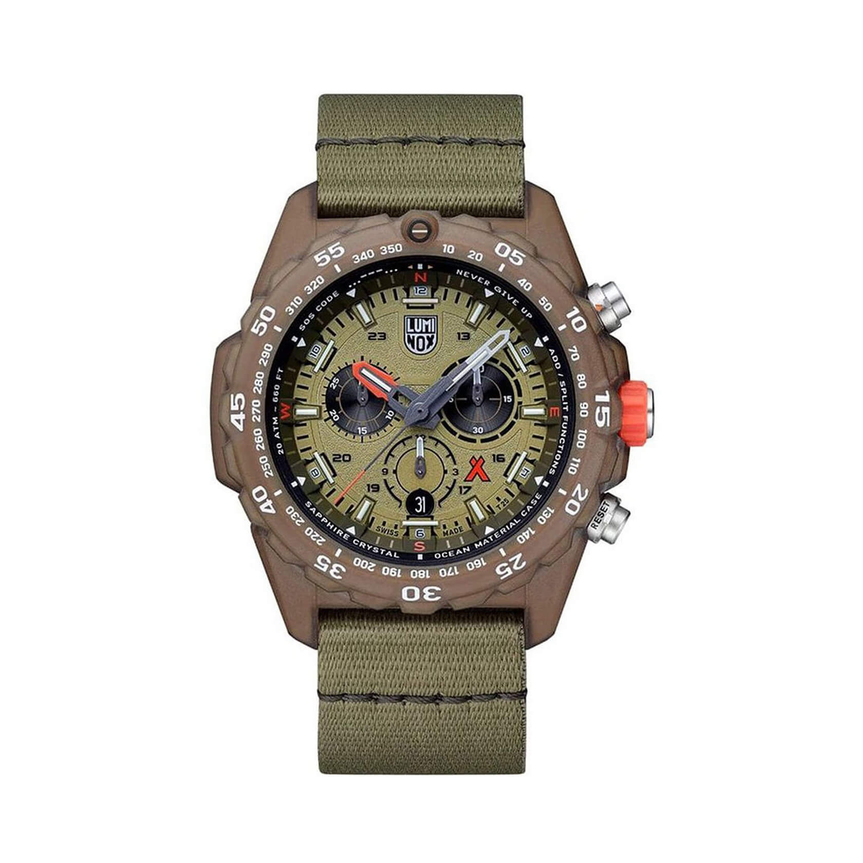Мъжки часовник Luminox Bear Grylls Survival Eco Master Chronograph XB.3757.ECO