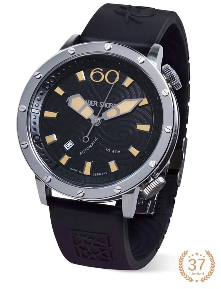 Мъжки часовник Alexander Shorokhoff Unbreakable Deep Ding Limited Edition AS.DD04-SB