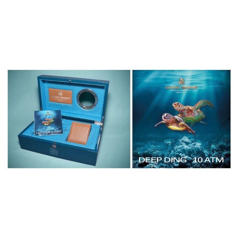 Мъжки часовник Alexander Shorokhoff Unbreakable Deep Ding Limited Edition AS.DD15-RBR