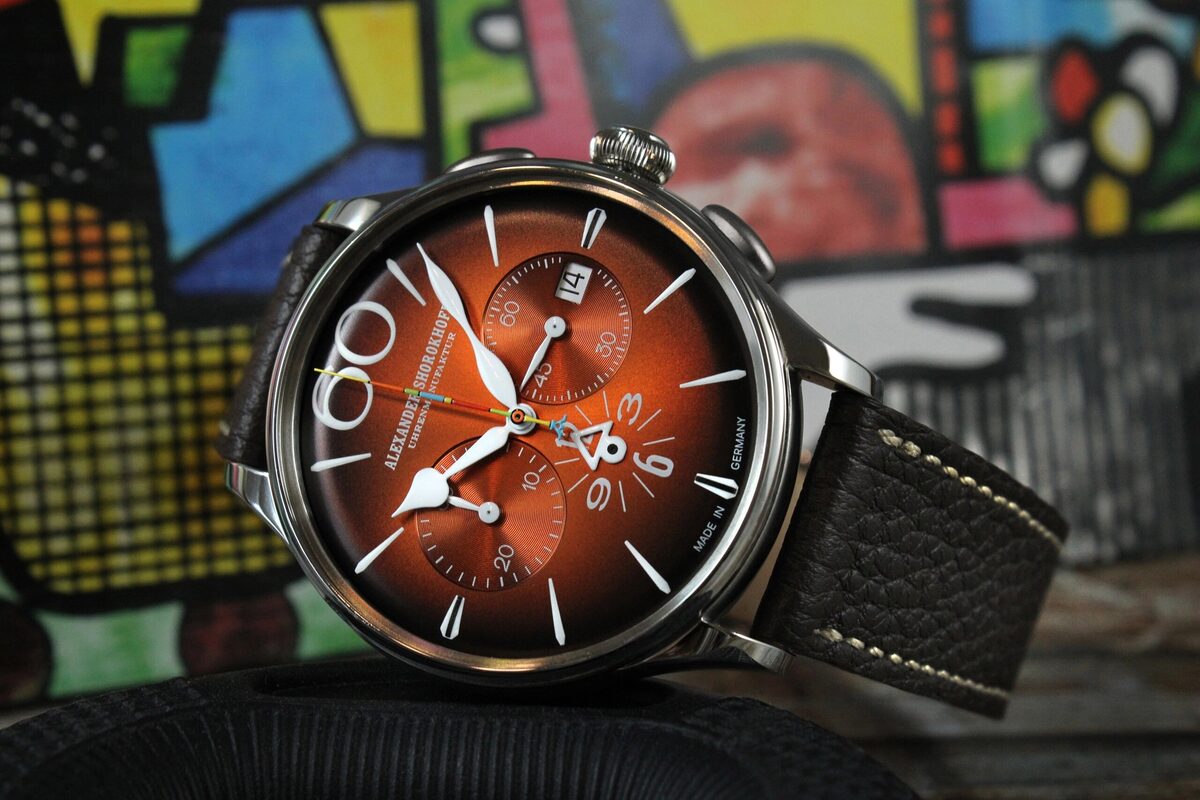 Мъжки часовник Alexander Shorokhoff Happy Second Orange Limited Edition AS.HS-07