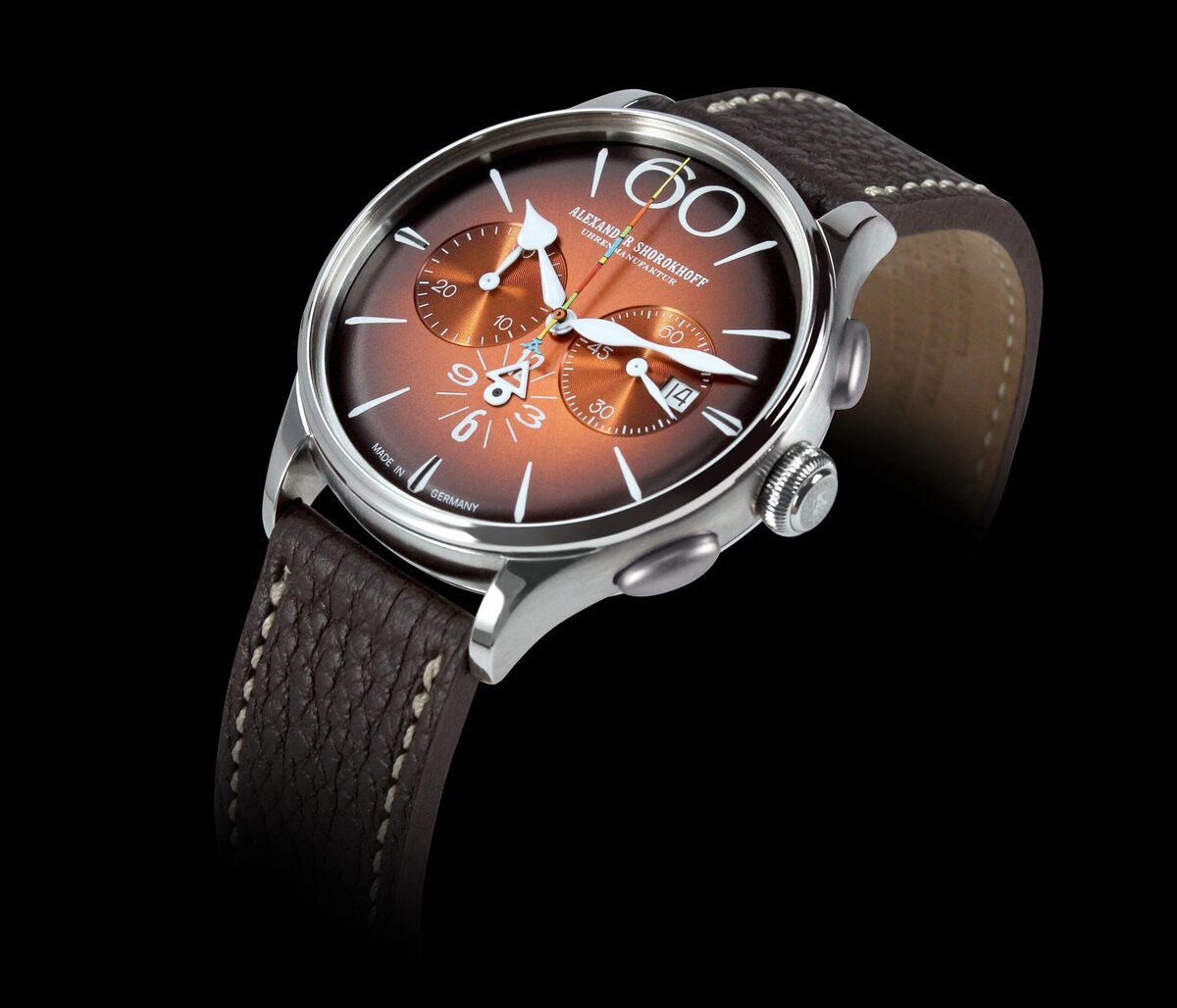Мъжки часовник Alexander Shorokhoff Happy Second Orange Limited Edition AS.HS-07