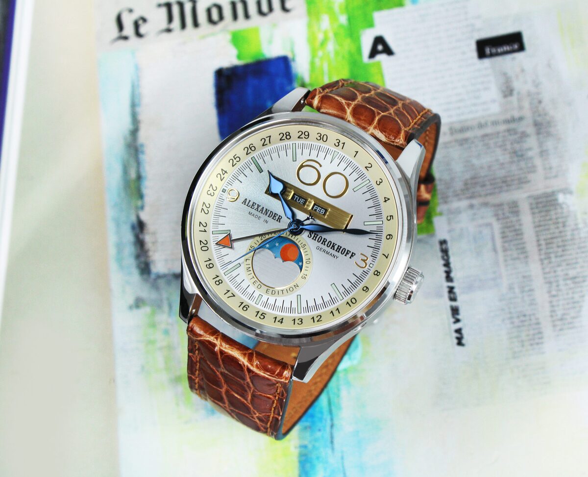 Мъжки часовник Alexander Shorokhoff Full Calendar Merkur 2 Limited Edition AS.VK-MKR2