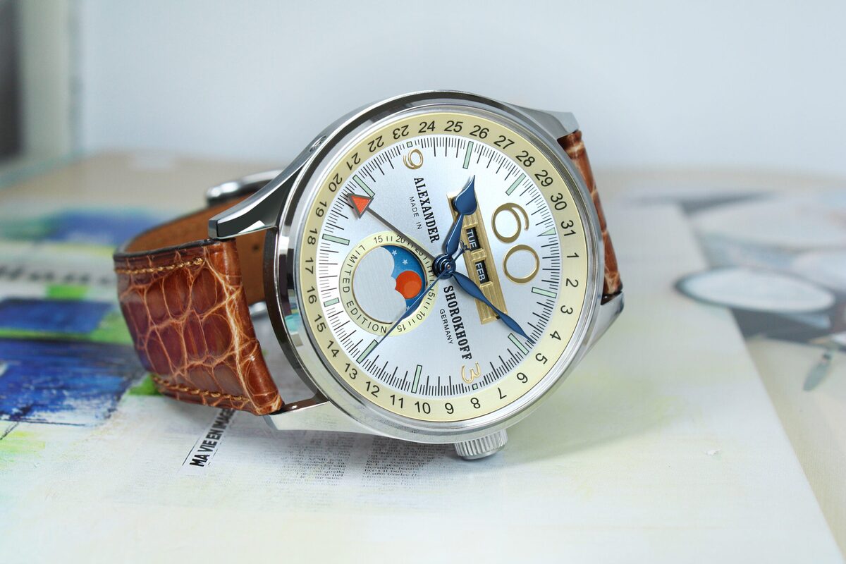 Мъжки часовник Alexander Shorokhoff Full Calendar Merkur 2 Limited Edition AS.VK-MKR2