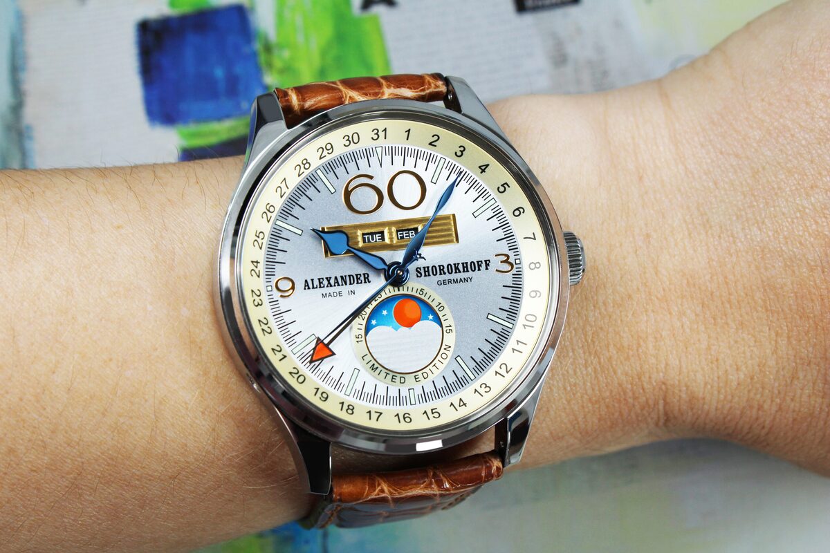 Мъжки часовник Alexander Shorokhoff Full Calendar Merkur 2 Limited Edition AS.VK-MKR2