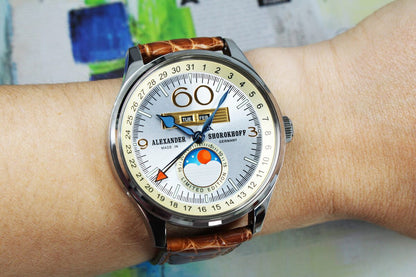 Мъжки часовник Alexander Shorokhoff Full Calendar Merkur 2 Limited Edition AS.VK-MKR2