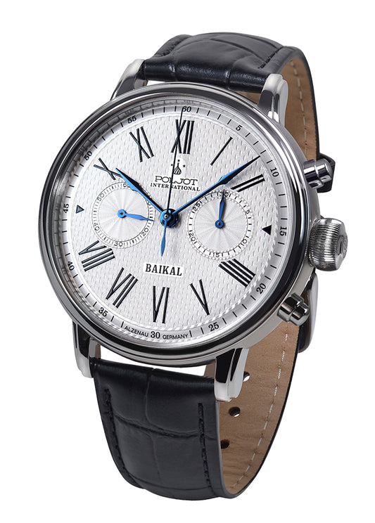 Мъжки Часовник Poljot International Baikal Chronograph 2901.1940911N - Ръчно Навиване И Хронограф