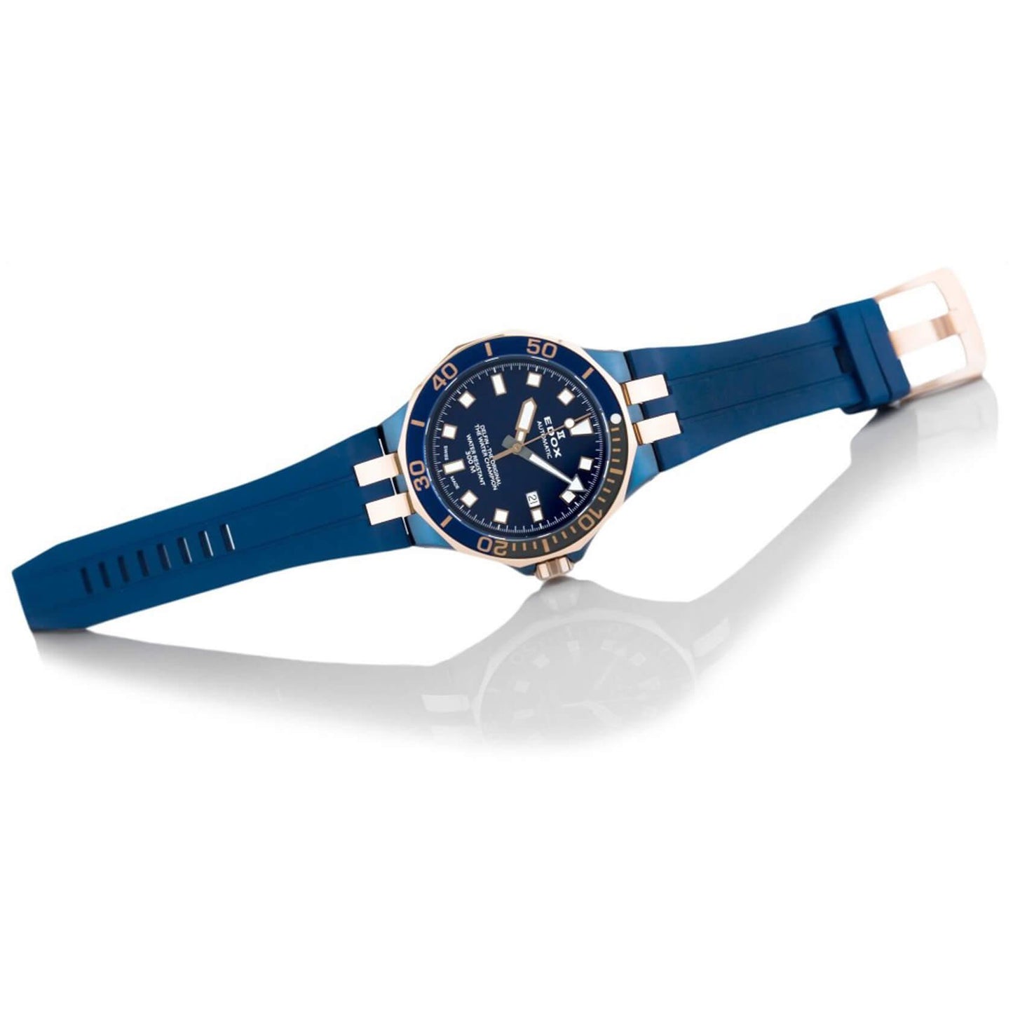 Мъжки часовник Edox Автоматичен DIVER DATE 80110 357 BURCA BUIR
