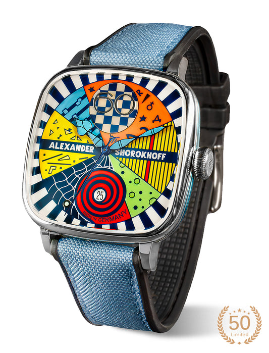 Часовник Alexander Shorokhoff Kandy Avantgarde Blue AS.KD-AVG-B