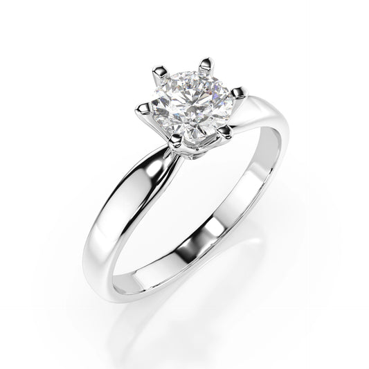 Пръстен С Диаманти, Сертифицирани От GIA(Gemological Institute Of America ) - Водещият Световен Стандарт За Независима Оценка На Качеството.всеки Камък Е Гравиран Микроскопично С Уникален Идентификационен Номер, Който Съответства На Официалния Сертификат