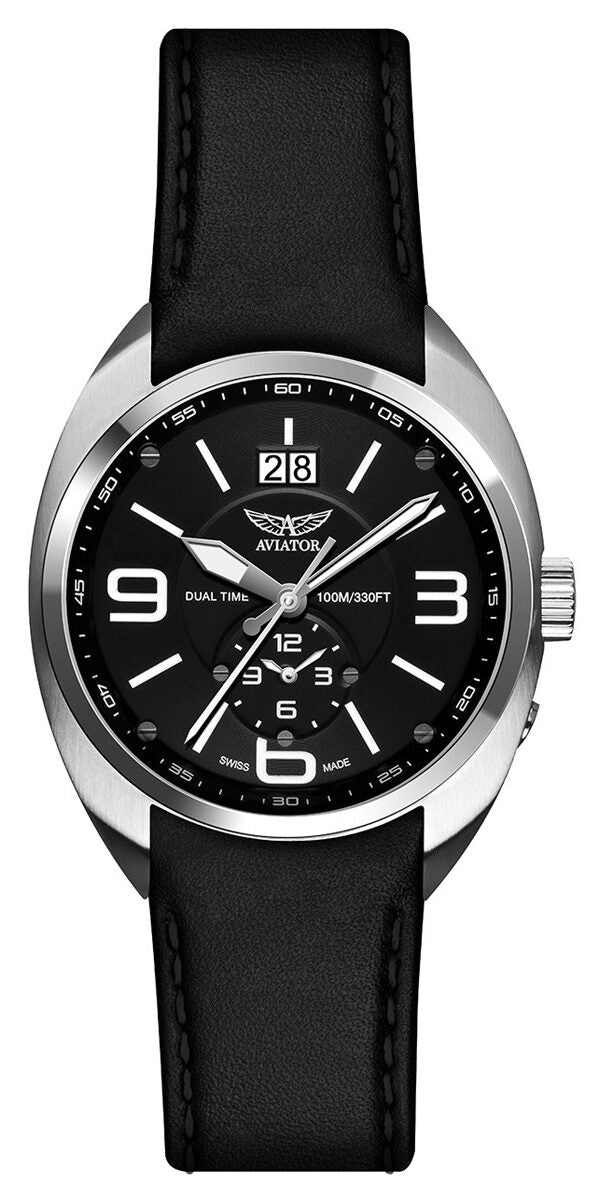 Мъжки часовник Aviator Mig-21 Fishbed Dual Time M.1.14.0.086.4