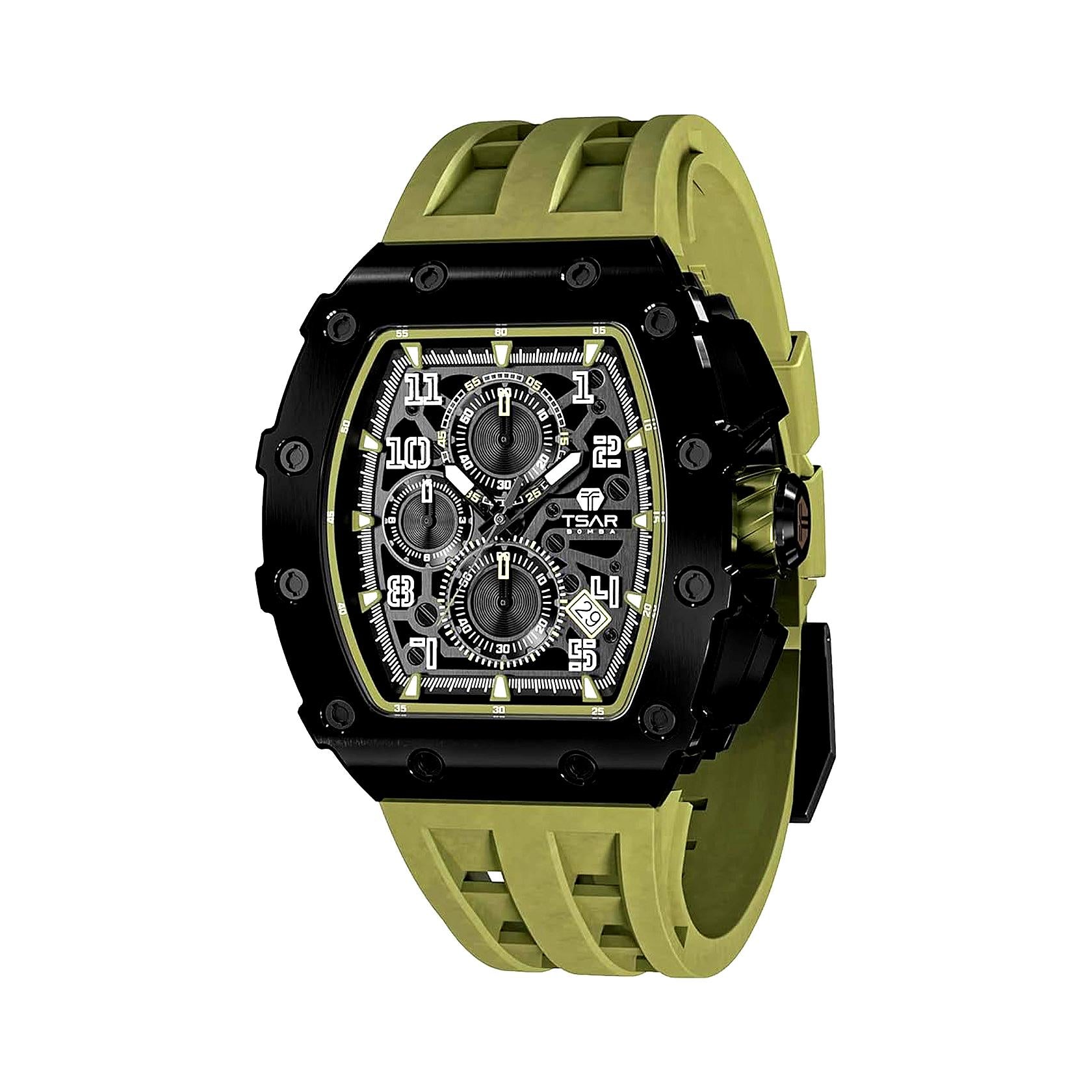 Мъжки часовник TSAR BOMBA Predator X Limited TB8204QMG
