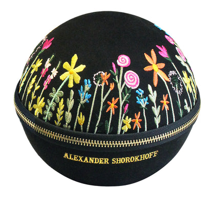 Alexander Shorokhoff Shar Gold - Лимитиран Сферичен Часовник С Червен Циферблат И Жълто PVD Покритие