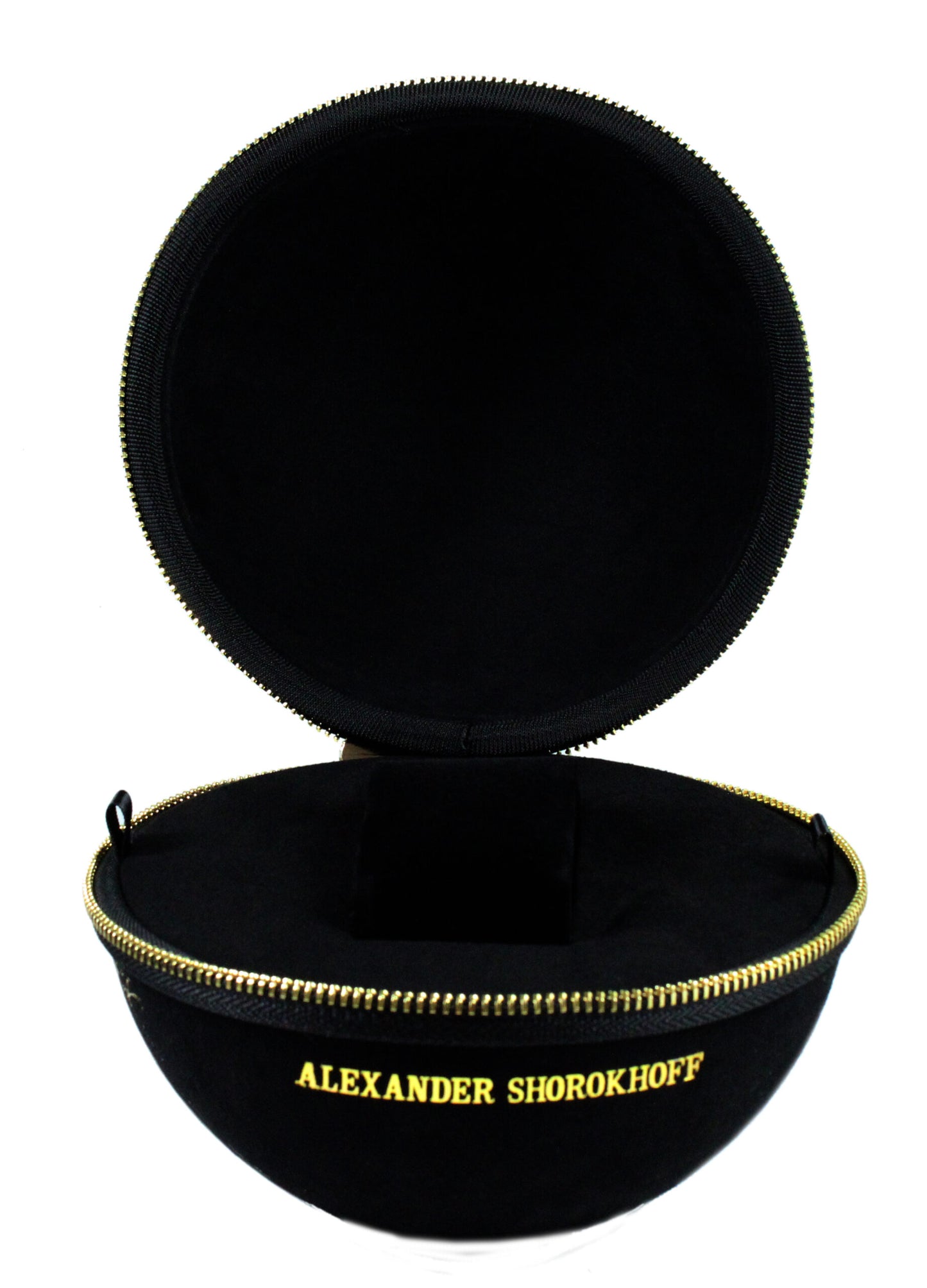 Alexander Shorokhoff Shar Gold - Лимитиран Сферичен Часовник С Червен Циферблат И Жълто PVD Покритие