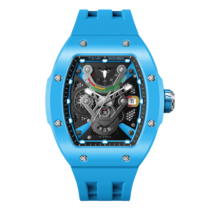 Мъжки часовник TSAR BOMBA Atomic Ceramic Automatic TB8226C1+1-02 2