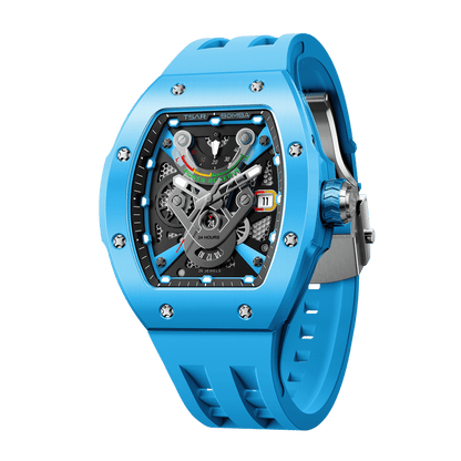Мъжки часовник TSAR BOMBA Atomic Ceramic Automatic TB8226C1+1-02 3