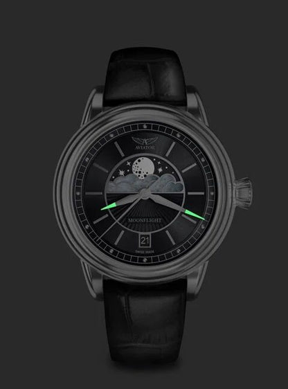 Дамски часовник Aviator Douglas Moonflight V.1.33.0.252.4