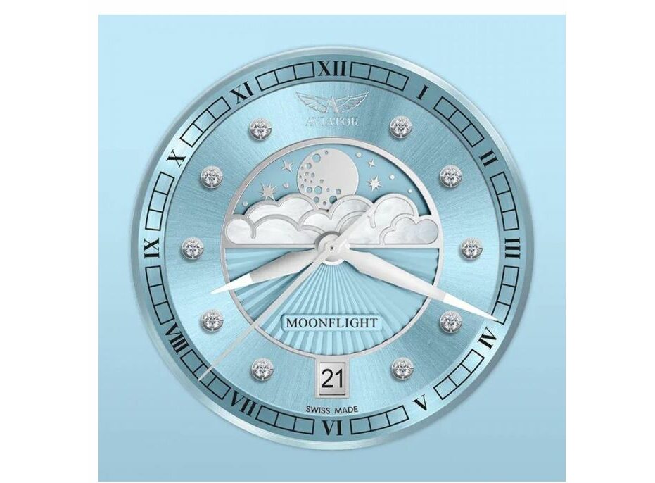 Дамски часовник Aviator Douglas Moonflight Diamonds Limited Edition V.1.33.0.359.4 4