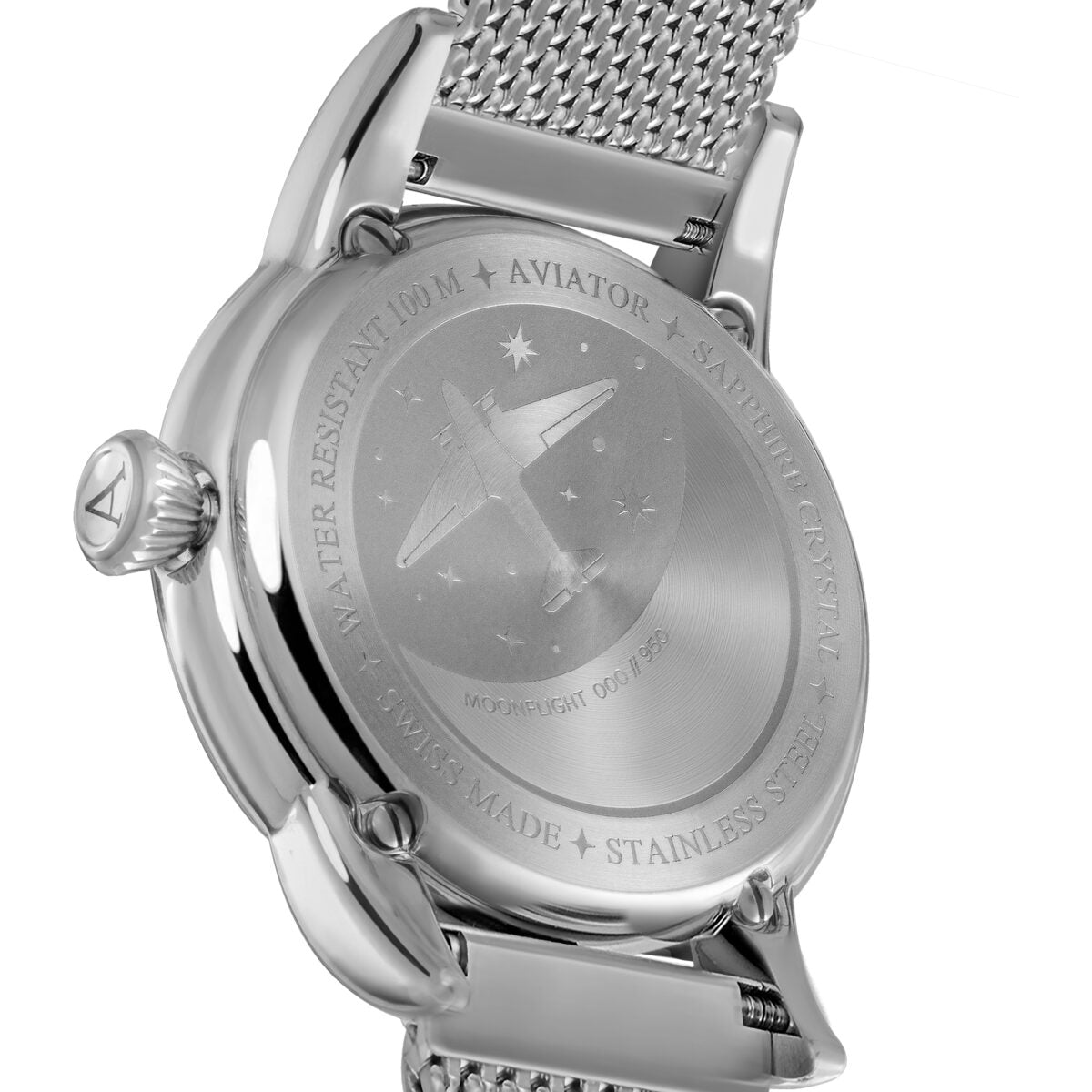 Дамски часовник Aviator Douglas Moonflight Diamonds Limited Edition V.1.33.0.361.5