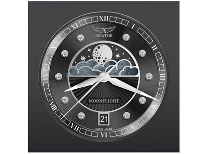 Дамски часовник Aviator Douglas Moonflight Diamonds V.1.33.0.381.5