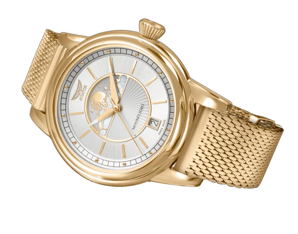 Дамски часовник Aviator Douglas Moonflight Limited Edition V.1.33.1.343.5