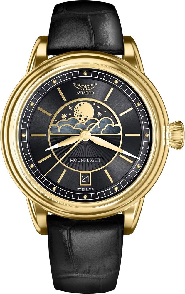 Дамски часовник Aviator Douglas Moonflight Limited Edition V.1.33.1.344.4