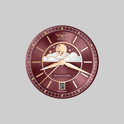 Дамски часовник Aviator Douglas Moonflight Limited Edition V.1.33.2.265.5