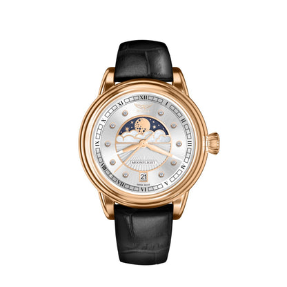 Дамски часовник Aviator Douglas Moonflight Diamonds Limited Edition V.1.33.2.382.4