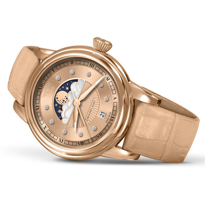 Дамски часовник Aviator Douglas Moonflight Diamonds Limited Edition V.1.33.2.383.4