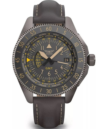 Мъжки часовник Aviator Airacobra Gmt V.1.37.7.305.4