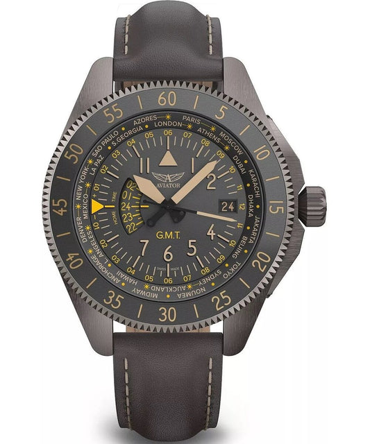 Мъжки часовник Aviator Airacobra Gmt V.1.37.7.305.4