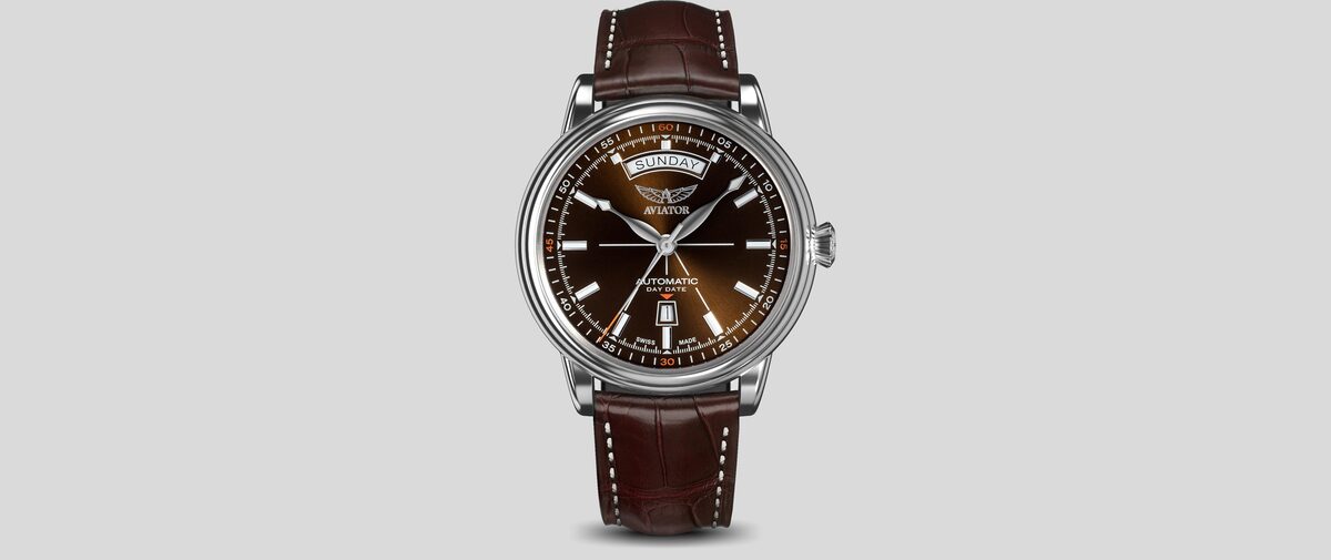 Мъжки часовник Aviator Douglas Day-Date V.3.20.0.140.4 2