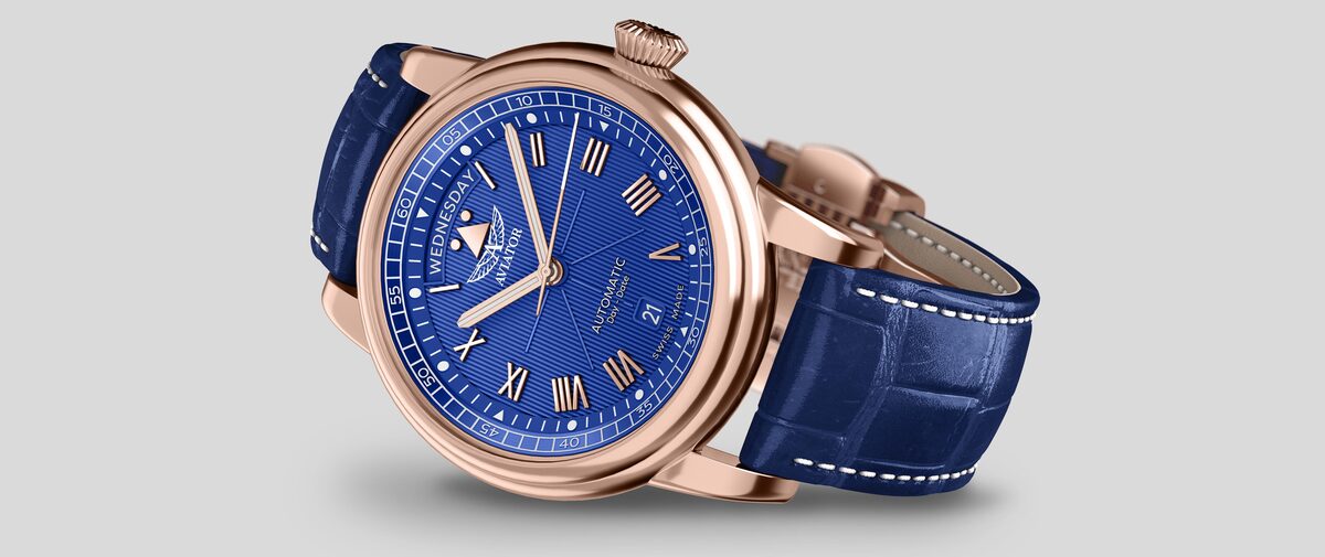 Мъжки часовник Aviator Douglas Day-Date V.3.35.2.277.4 - 3
