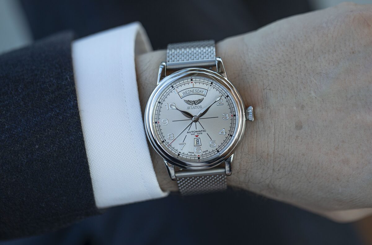 Мъжки часовник Aviator Douglas Day-Date V.3.44.0.399.5 3