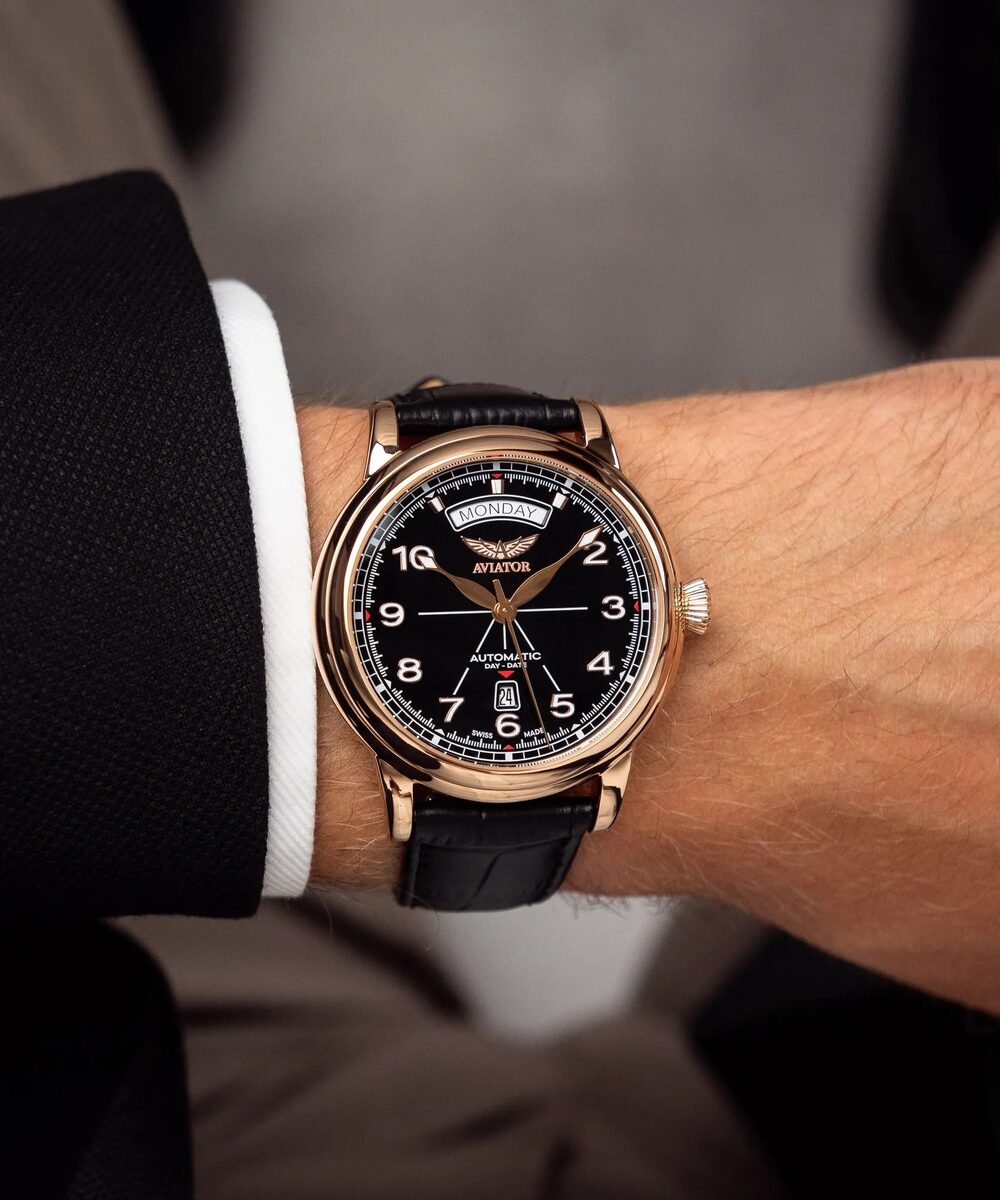 Мъжки часовник Aviator Douglas Day-Date V.3.44.2.398.4 2