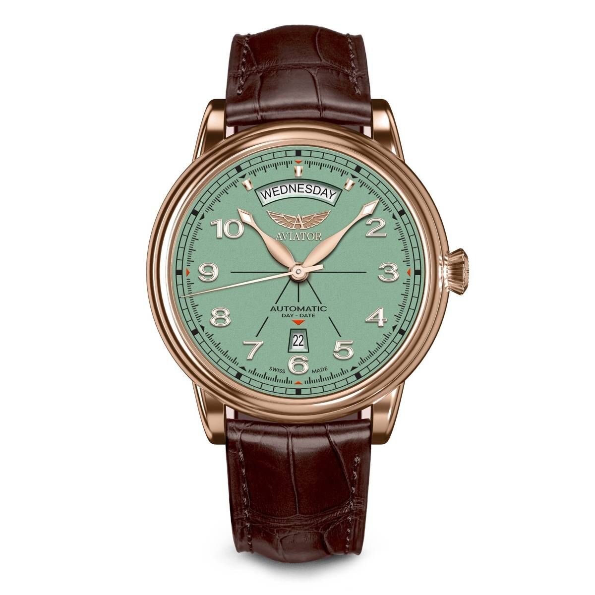 Мъжки часовник Aviator Douglas Day-Date V.3.44.2.404.4