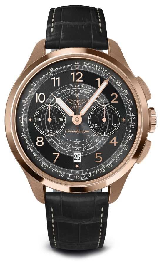 Мъжки часовник Aviator Heritage Chronograph Trimeter Limited Edition V.4.40.2.355.4