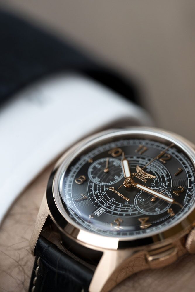 Мъжки часовник Aviator Heritage Chronograph Trimeter Limited Edition V.4.40.2.355.4