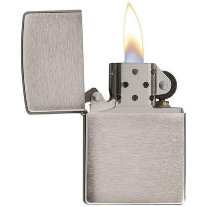 Запалка Zippo 200 - Classic Brushed Chrome 2