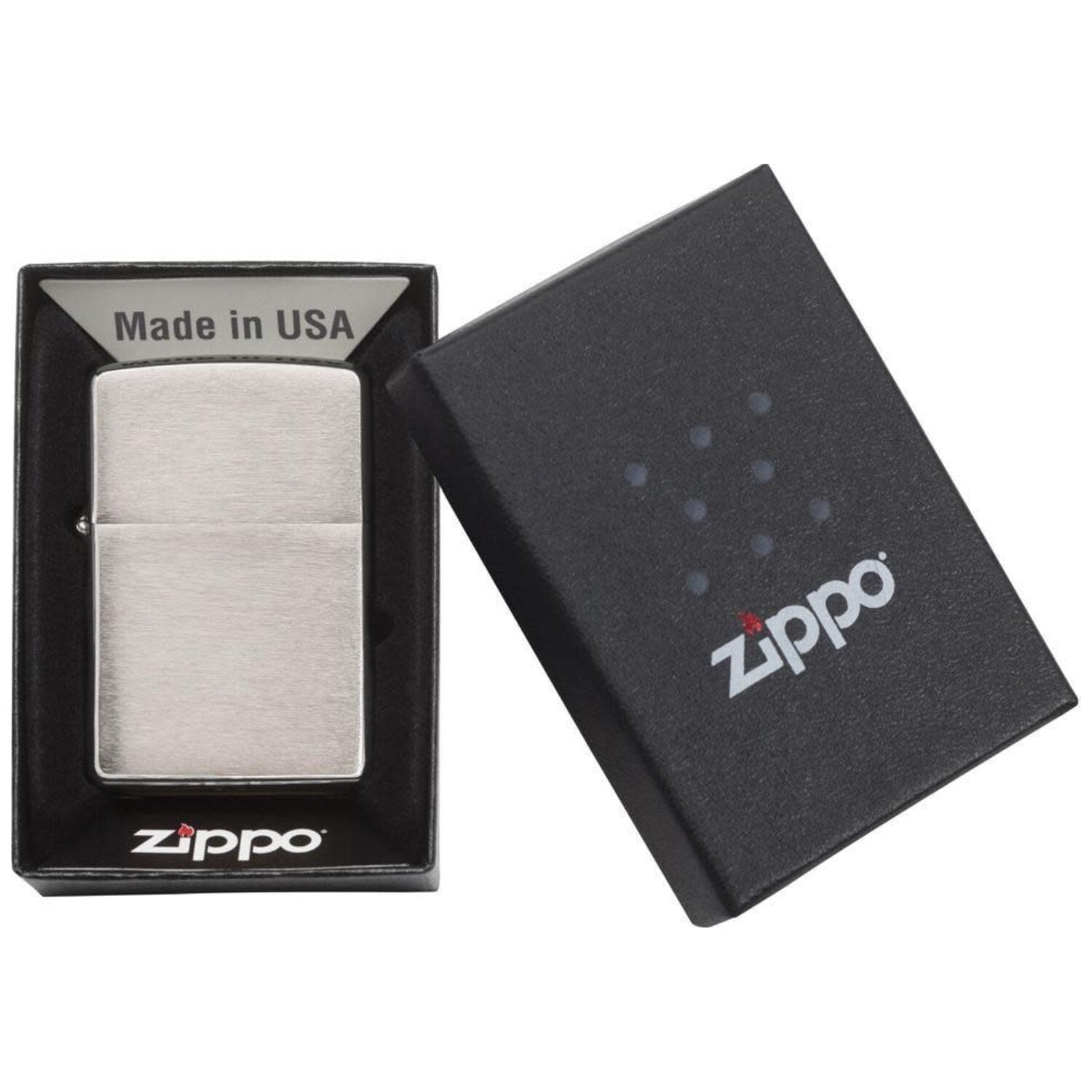 Запалка Zippo 200 - Classic Brushed Chrome 4