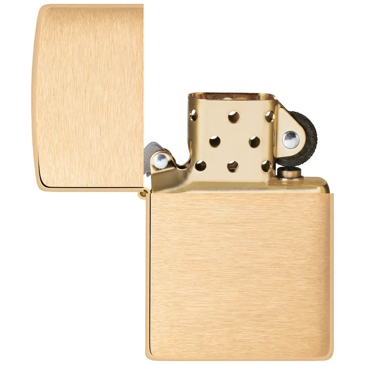 Запалка Zippo 204B Classic Brushed Brass 3