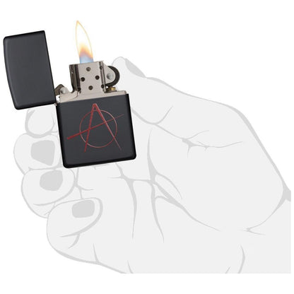 Запалка Zippo 20842 Anarchy Symbol 3