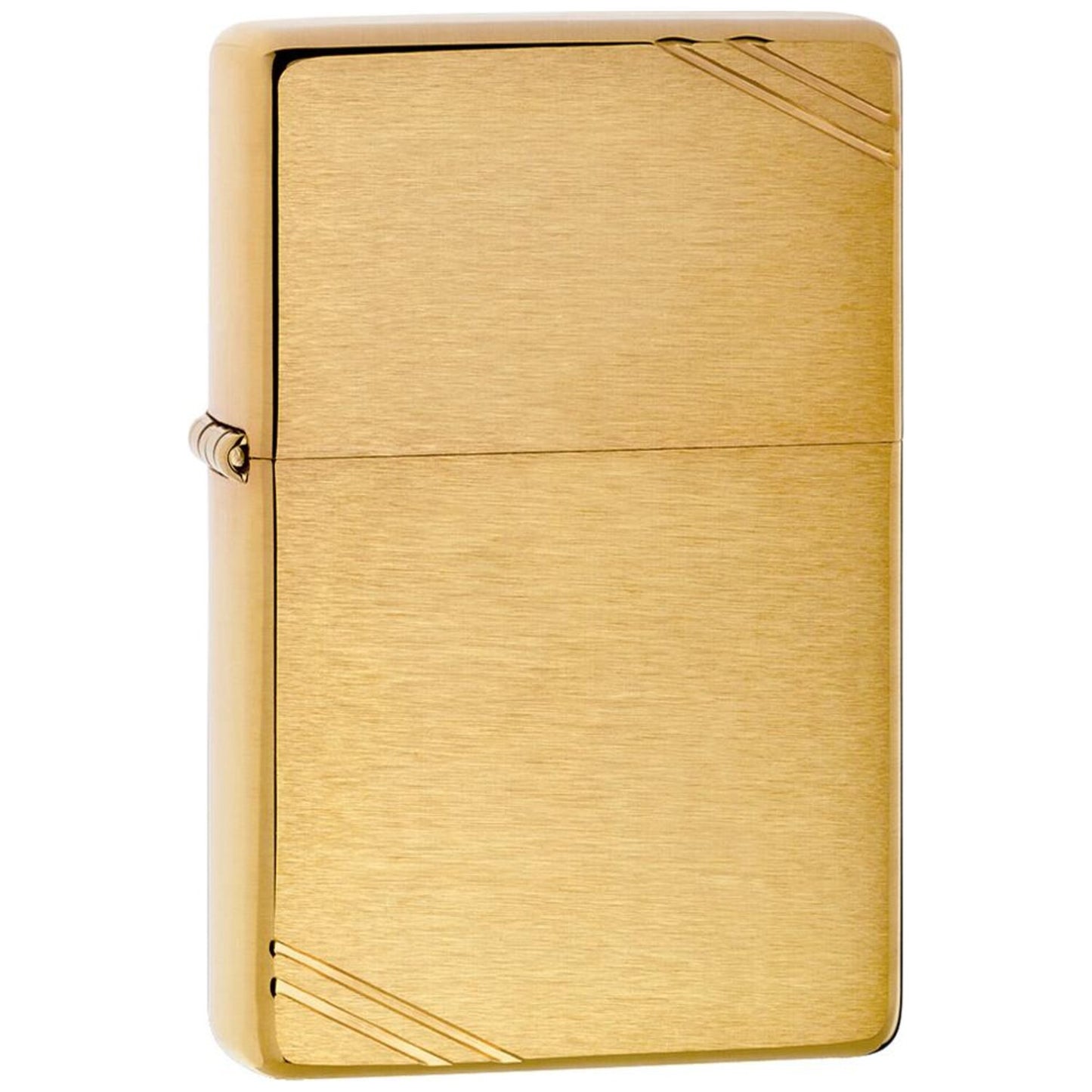 Запалка Zippo 240 Brushed Brass Vintage