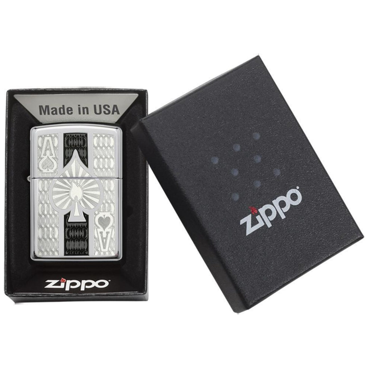 Запалка Zippo 24196 Spade Design 3