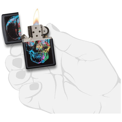 Запалка Zippo 28042 Colourful Skull 4