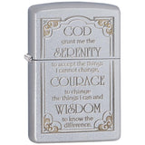 Запалка Zippo 28458 Serenity Prayer