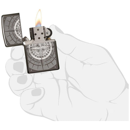 Запалка Zippo 29232 Black Ice® Compass 3