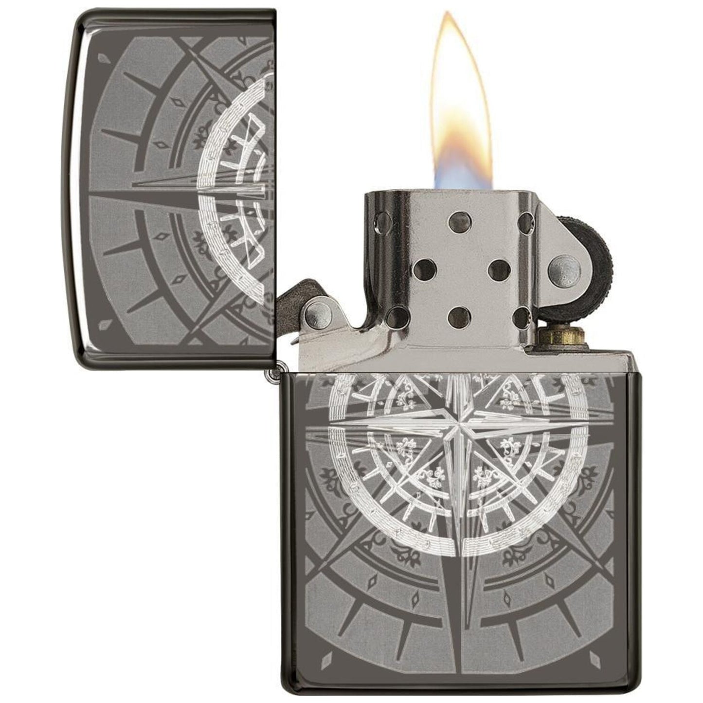 Запалка Zippo 29232 Black Ice® Compass 4