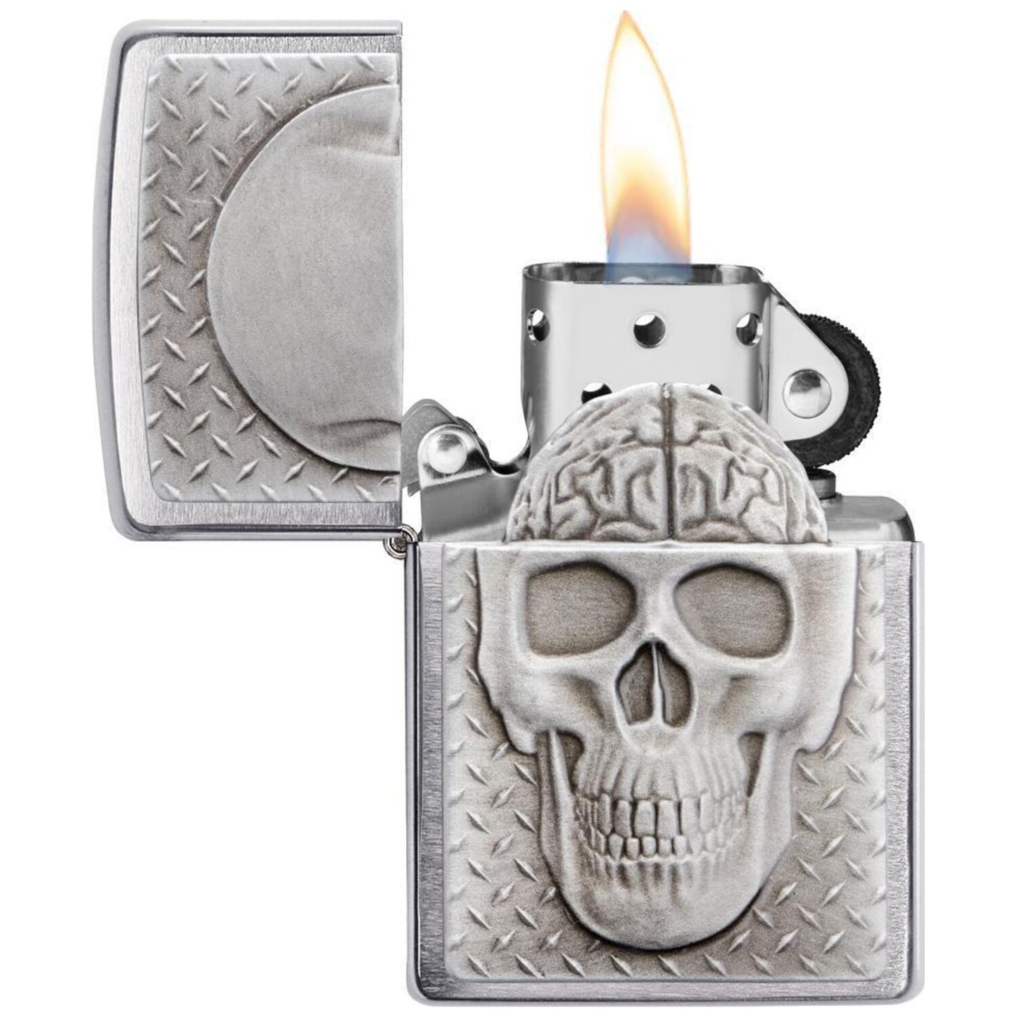 Запалка Zippo 29818 - Skull with Brain Surprise 3