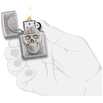 Запалка Zippo 29818 - Skull with Brain Surprise 4